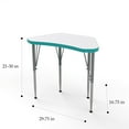 thumbnail image 2 of Tot Mate Versa Whiteboard School Desks, Adjustable Height Kids Table, Island, Tall 21 - 30" H, Wing, 2 of 5