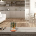 thumbnail image 3 of Led Cylinder Glass Stand Rosegold Pine Tree Small, 3 of 3