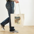 thumbnail image 5 of CafePress - Vintage Christmas Santa Claus Tote Bag - Unisex Canvas Tote Bag, Beige, 1-Piece, 5 of 8