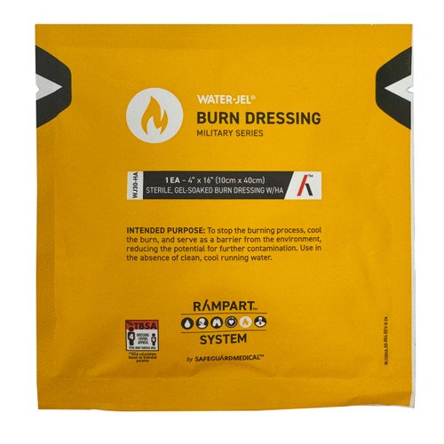 Water-Jel Military Burn Dressing 4" x 16"