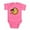 Raspberry, variant on CafePress - Retro Witch - Cute Infant Bodysuit Baby Romper - Size Newborn - 24 Months