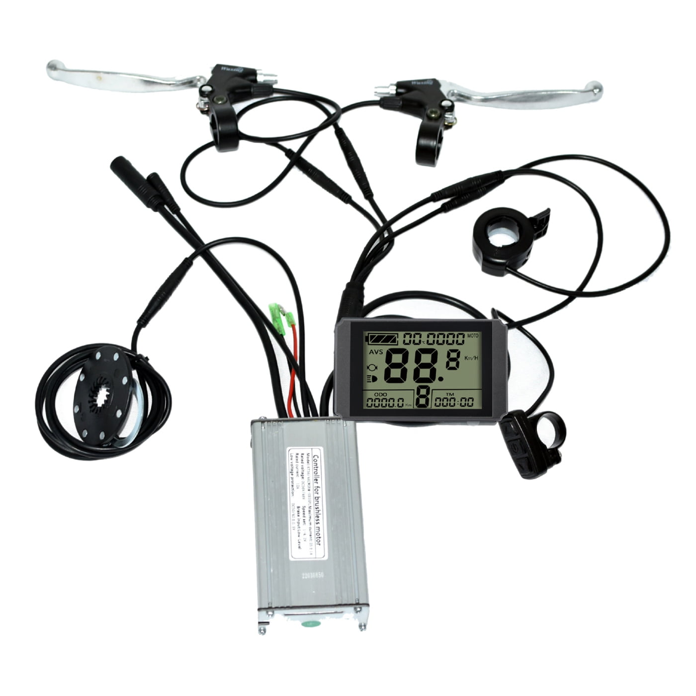 Electric Bike Motor Controller 25A Controller 36V/48V with KTLCD10