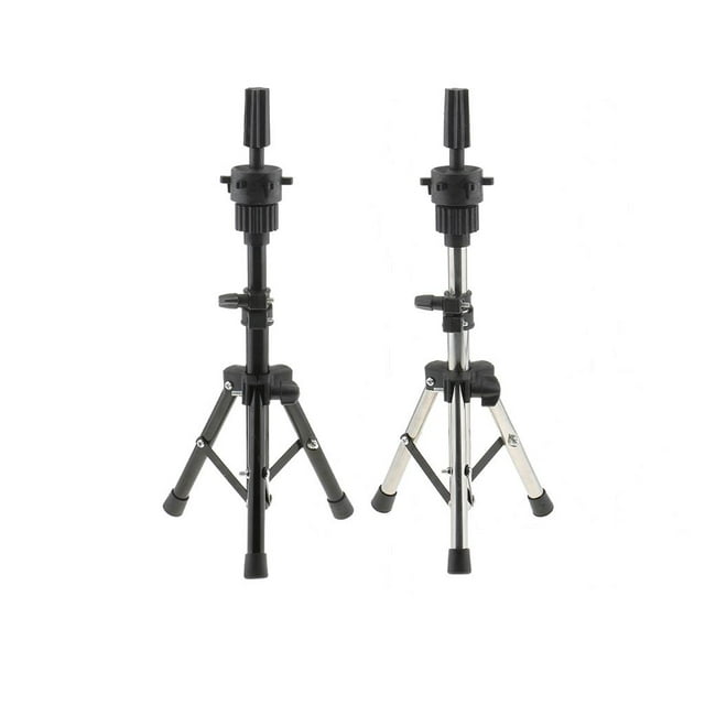2pcs Titur Soporte Trípode de Cosmetología Maniquí Cabeza de Entrenamiento Práctica Sunnimix Soporte de titular de maniquí