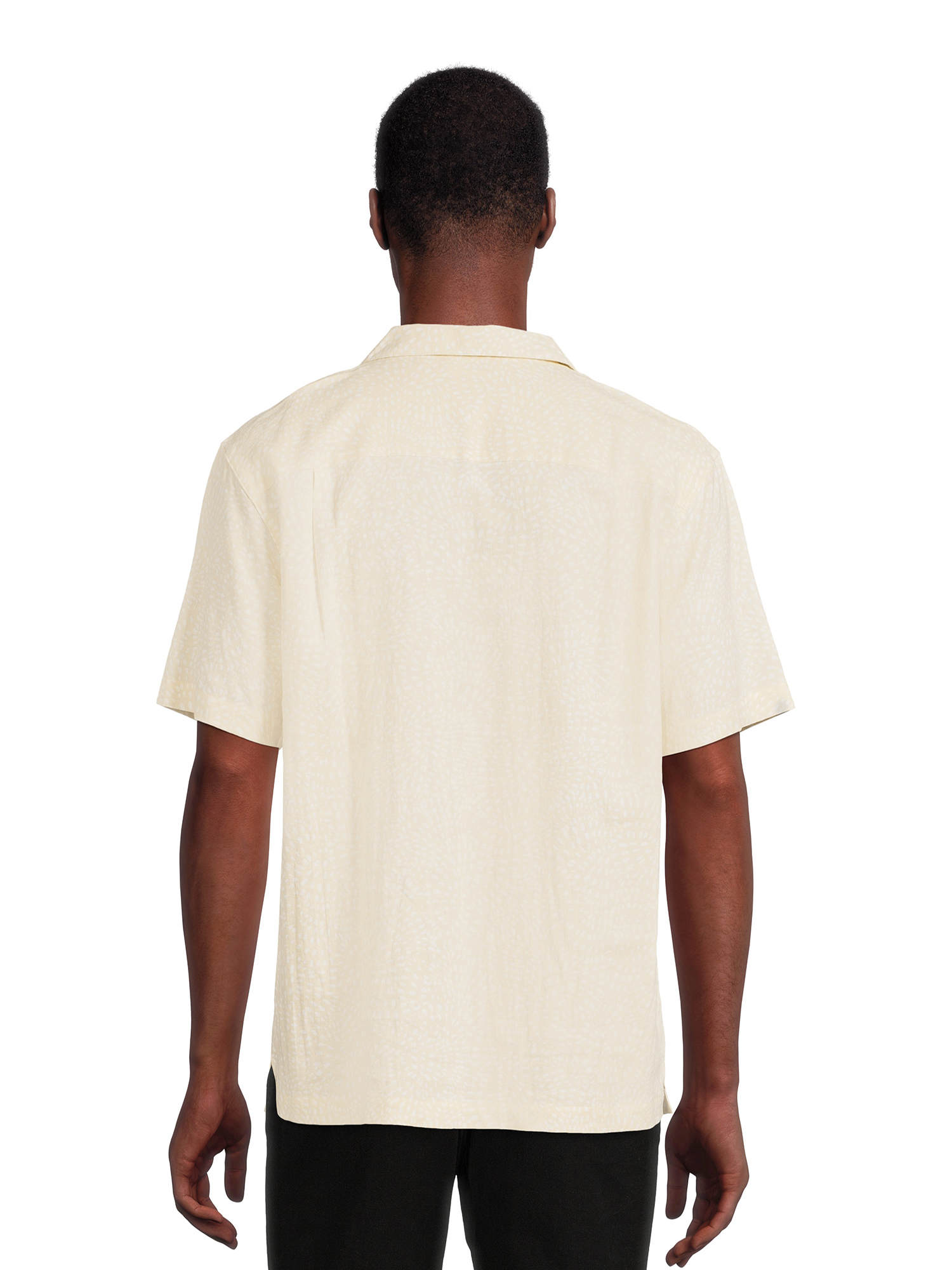 George Men’s Printed Short Sleeve Button Down Shirt