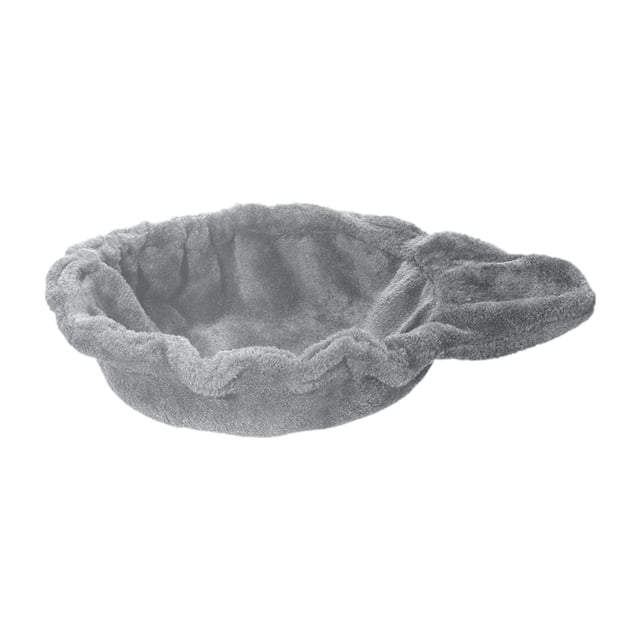 Hamaca de árboles de gato, tumbona, suave, nido de gato para mascotas accesorios de árboles de gato canasta de accesorio cómoda para gatitos en el Gris