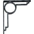 thumbnail image 2 of Ekena Millwork 1 1/2"W x 10"D x 12"H Maria Wrought Iron Bracket, (Single center brace), Antiqued Pewter, 2 of 11