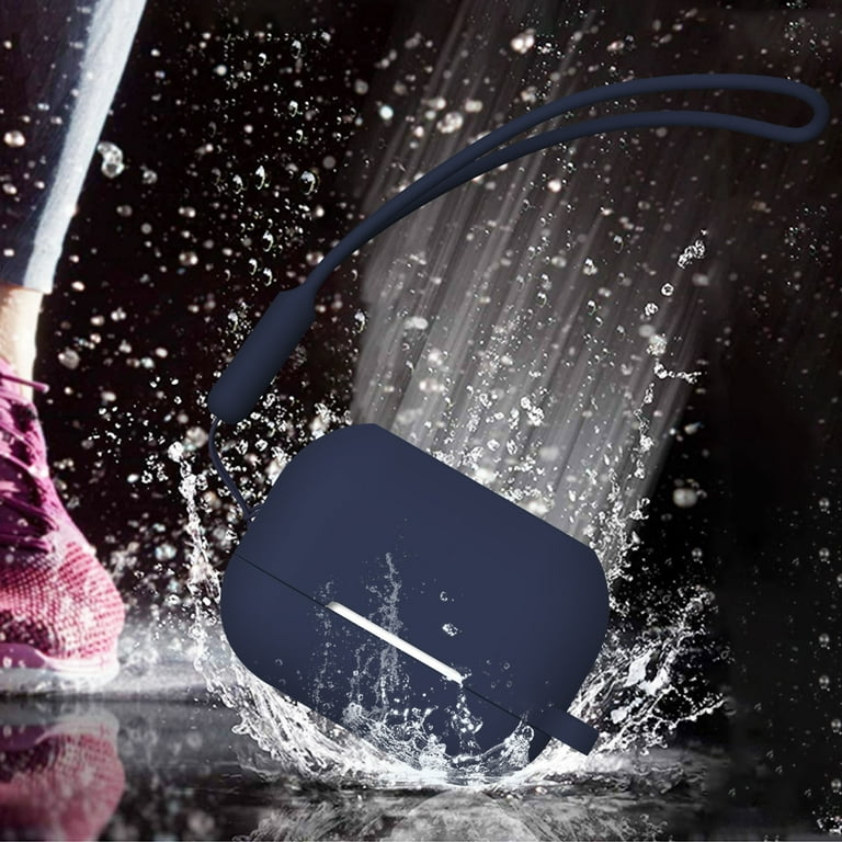 Mateprox AirPods Pro 2 Case, Midnight Blue Silicone Cover with