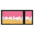 thumbnail image 4 of FUIALDOLG Ice Cream Waffle Theme Portable Children's Wallet, Polyester Trifold Card Wallet Protective Kids Trifold Wallet for Sports Outdoor, 4 of 7
