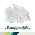 thumbnail image 6 of Safety 1st Ultra Clear Plug Protectors (20pk), Clear, Toddler, 6 of 11