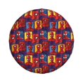 thumbnail image 2 of Cute Cartoon Spider Man Spare Tire Cover Wheel Protectors For Trailer Rv Suv Truck Camper Travel Fits For Tire Diameter 15 Inch, 2 of 7