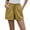 Yellow, variant on Shorts Womens Women's Loose Wide Leg Pants High Waist Straight Pants Casual Cotton Linen Shorts
