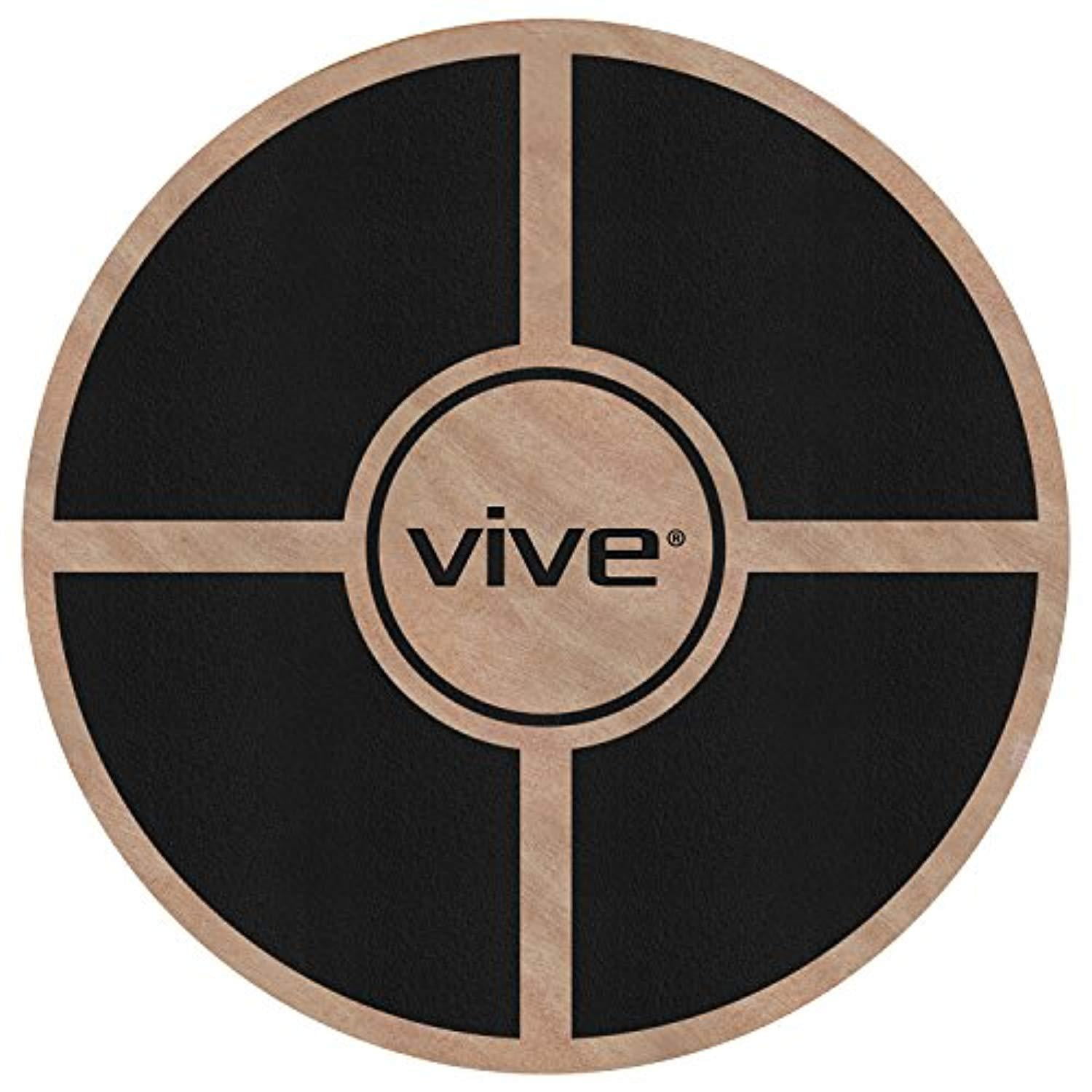 VIVE Balance Board Wooden Self Balancing Wobble Platform Wood Twist Trainer for Fit Abs, Arms, Legs, Core Tone, Surf,... by BlackBeltShop