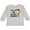 AC-Heather Grey, variant on Inktastic Yes, This is My First Rodeo- Cowgirl in Hat and Boots Girls Long Sleeve Toddler T-Shirt