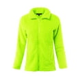 thumbnail image 1 of A2Y Women's Soft Sherpa Front Zipper Side Pockets Jackets Neon Lime 3XL, 1 of 3