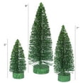 thumbnail image 2 of Vickerman 5"/7"/9" Emerald Glitter Oval Artificial Christmas Tree, Unlit, 2 of 2