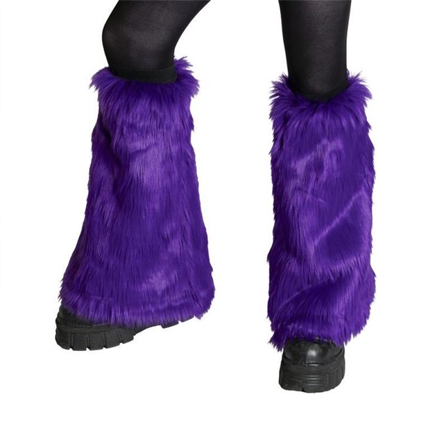 Txlixc Calentadores de piernas de invierno para mujeres, impresión de color sólido / tinte de corbata Txlixc moda
