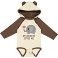 thumbnail image 3 of Inktastic My Abuelita Loves Me Grandchild Boys or Girls Long Sleeve Baby Bodysuit, 3 of 5