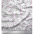 thumbnail image 1 of Soimoi White Cotton Duck Fabric Leaves & Floral Artistic Printed Fabric 1 Yard 56 Inch Wide, 1 of 3