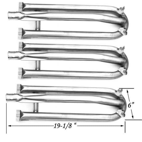 Replacement Grill Burner For DCS 27FSBQR, BGA27-BQ, BGA27-BQR, BGA36-BQARL, BGA36-BQARN, & Brinkmann Gas Models-3PK