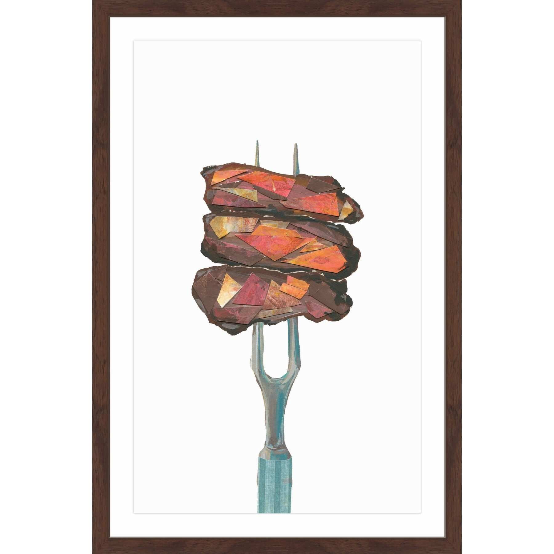 "On the Skewer" Framed Painting Print