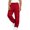 Red, variant on Inleife Mens Pants Sweatpants Stretch Men's Casual Sport Pocket Solid Color Elastic Waist Jogger Pants
