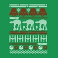 thumbnail image 2 of Men's Star Wars Ugly Christmas Sweater Sweatshirt Kelly Green 3X Large, 2 of 4