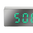 thumbnail image 1 of Réveil Numérique Grande Date USB Charge Alarme Numérique LED Température Charge Snooze Temps 3'' Table Horloges Décoration Vert, 1 of 7