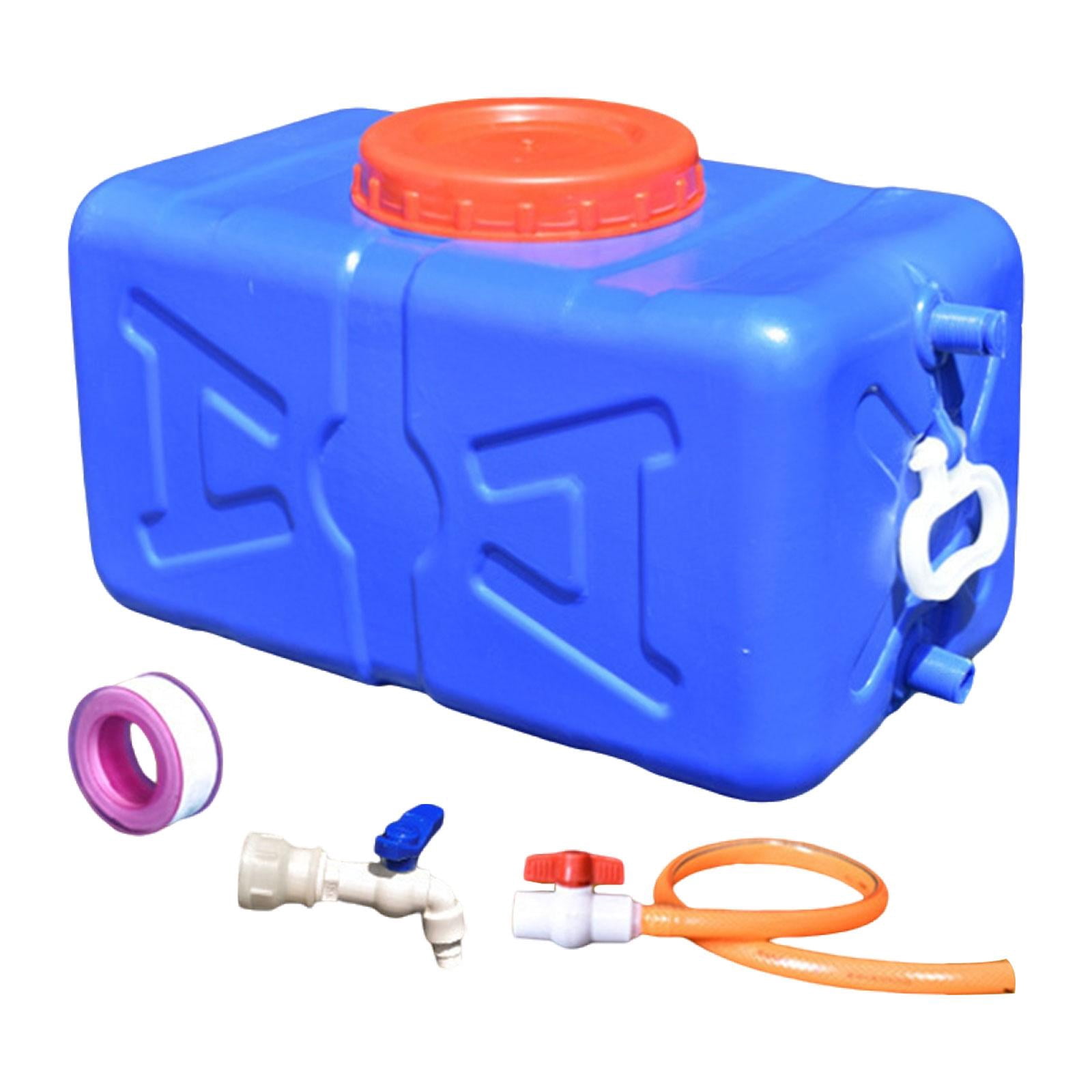 harayaa Utility Water Tank Reusable Horizontal Storage Bucket for Camping Garden Car blue 30kg