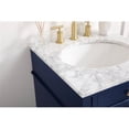 thumbnail image 4 of 21 inch single bathroom vanity in blue, 4 of 8