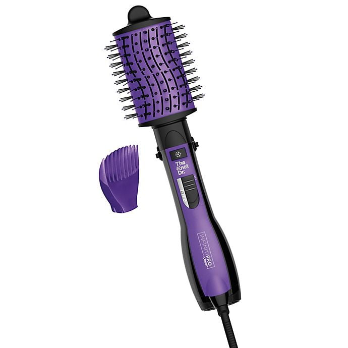 Infinitipro By Conair Knot Doctor All In One Dryer Brush In Black Purple Walmart Com Infinitipro By Conair Knot Doctor All In One Dryer Brush In Black Purple Walmart Com