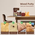 thumbnail image 4 of Kit de reparación de masilla para madera Wood Filler Boncart, 280 g, color blanco, 4 of 6