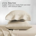 thumbnail image 4 of The Great American Store King Pillow Cases Solid Beige - 8 Pack - Envelope Closure - Soft Brushed Microfiber Fabric - Shrinkage and Fade Resistant Pillow Cases King Size 20 X 40 Inches, 4 of 4