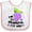 White and Pink, variant on Inktastic Im So Grapeful for You with Cute Grapes Boys or Girls Baby Bib