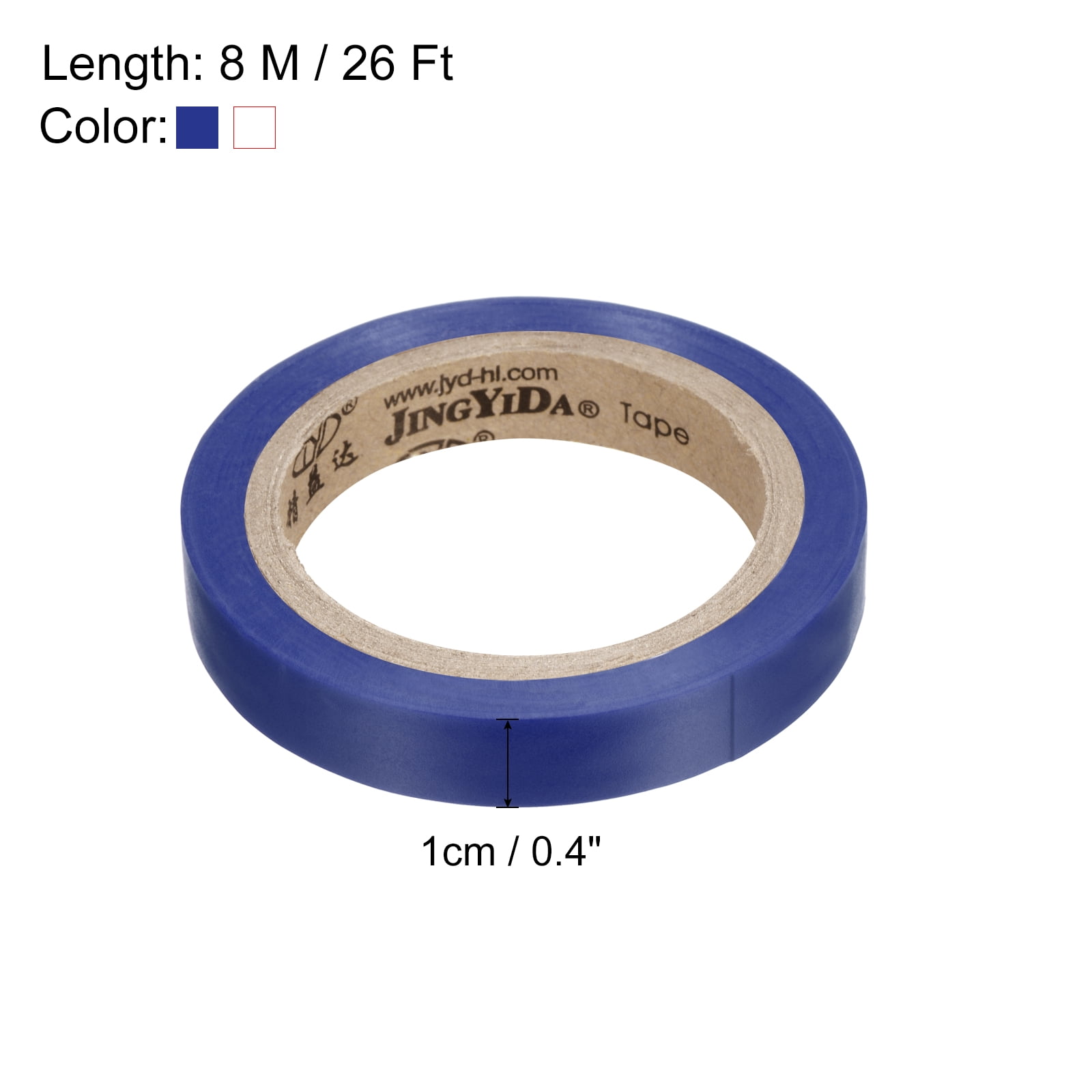 Unique Bargains Grip Finishing Tape Racket Accessories Sticky Seal for Tennis Badminton Blue,White
