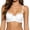 White, variant on Stamzod Lace Bralettes for Women Push Up Glossy Lace Bra No Underwire Supportive Wireless Bras