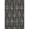 thumbnail image 2 of Addison Rugs Mayfield Premium Machine Washable Transitional Stripes Coffee Rectangle Rug, 3' X 5' Machine Washable Transitional Stripes Coffee Oversized Sherpa Throw Blanket, 2 of 6