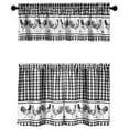 thumbnail image 3 of Achim Barnyard Window Curtain Valance, 58 x 14, Black, 3 of 6