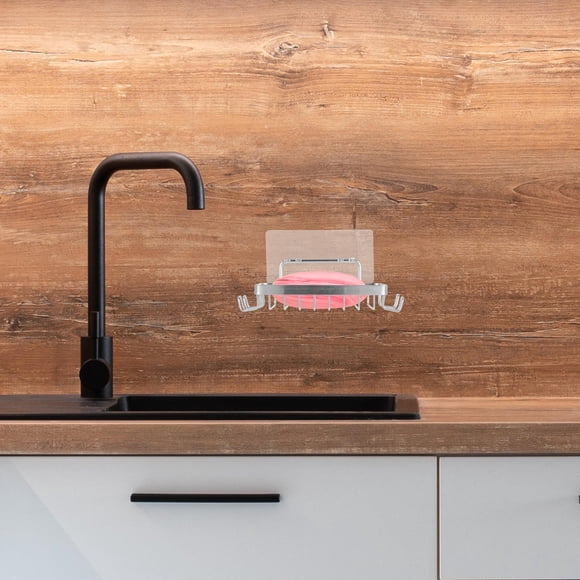 IDEANATEGRATE Organizador De Jabón De Acero Inoxidable Con Sin Perforar Para Y Cocina