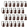 thumbnail image 2 of Miangastore 24 Ensembles Mini Violon Modèle de Violon de Noël Collection d'Instruments de Musique, 2 of 9