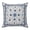 Navy, White, Indigo, variant on Throw Pillow Covers 16x16 Inch, Farmhouse Boho Decorative Pillow Cases for Couch Sofa Bed, Blue Country Vintage Chic Abstract Floral Cotton Linen Square Home Decor Pillowcases with Hidden Zipper