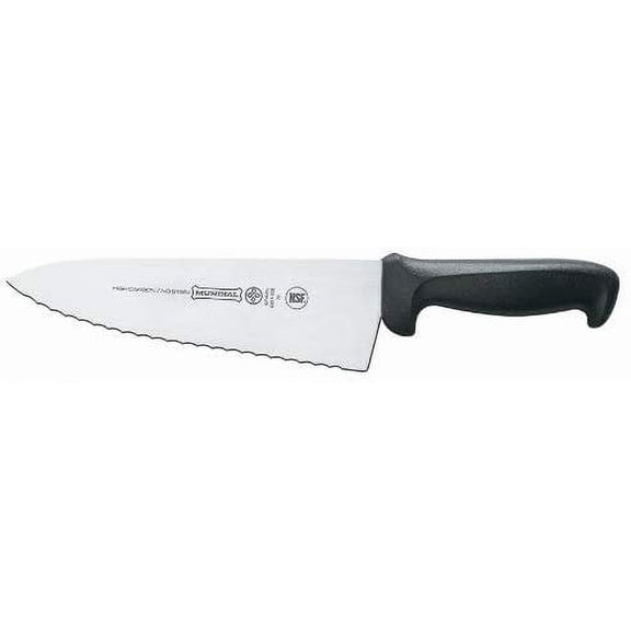 Mundial 5610-8E 8-Inch Serrated Edge Sandwich Knife, Black
