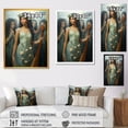 thumbnail image 4 of Designart "Harp Performance in Classical Music" Music Canvas Wall Art - Vintage Blue Music Living Room Canvas Art, 4 of 6