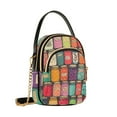 thumbnail image 7 of FORMRS Crossbody Bag for Women Quilted Travel Shoulder Cell Phone Purse with Chain Strap Handbag, Beige Jar, 7 of 7