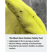 TiCK MiTT Yellow Tick Removal Glove for Humans & Pets - Safely Remove Ticks Effortlessly, Chemical-Free, Durable, Portable Tick Management Tool for Outdoor Adventures & Everyday Use