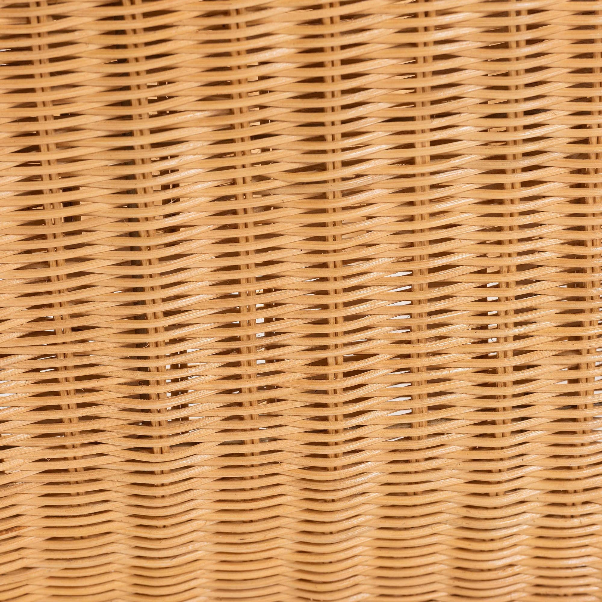 bali & pari Tulip Boho Lounge Chair, Light Honey