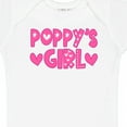 thumbnail image 4 of Inktastic Poppy's Girl Pink with Hearts Girls Baby Bodysuit, 4 of 5