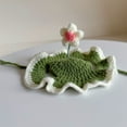 thumbnail image 3 of Crocheted Hat for Dog and Cats Holiday Pet Costume Knitted Headgear Dog Cats Birthday Props for Small Pet, 3 of 17