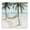 Tropical Hammock Paradise, variant on Stupell Industries Tropical Beach Hammock Coastal Scene Canvas Art, 17 x 17, by Lorenzo Collective