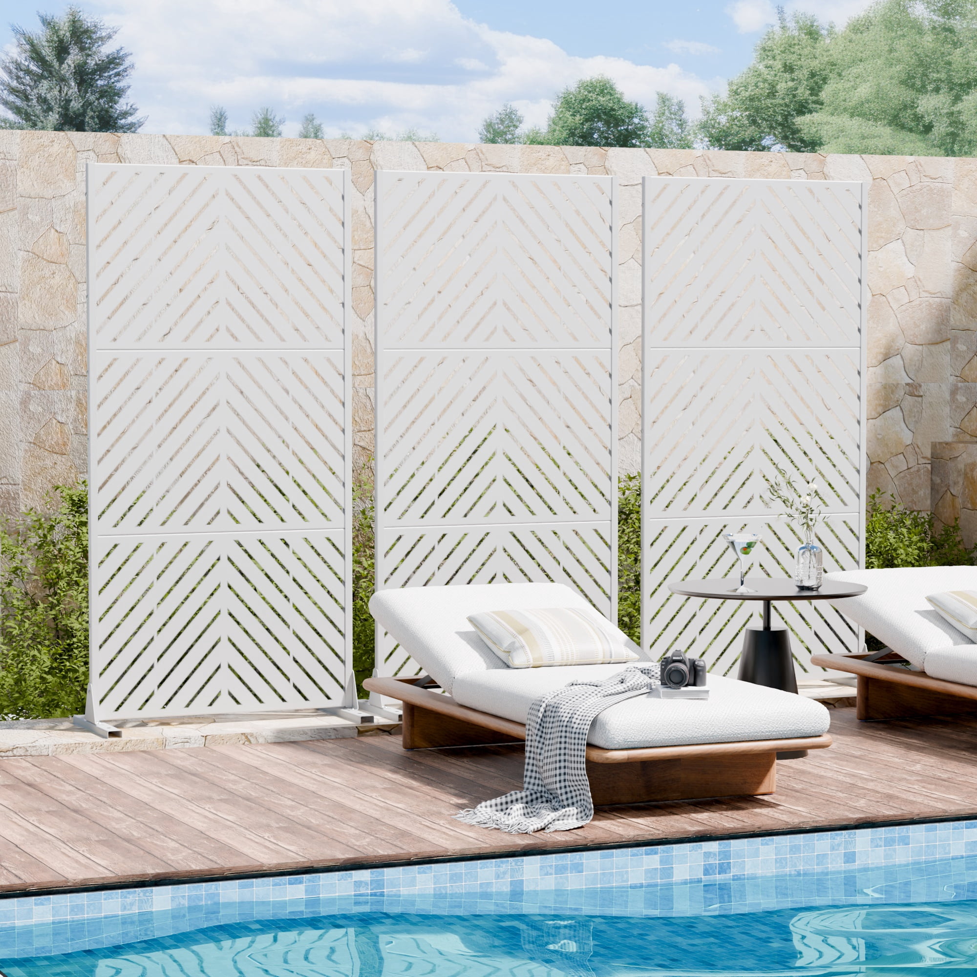 Privacy Metal Screen Fence Panel