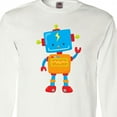 thumbnail image 4 of Inktastic Cute Robot, Colorful Robot, Funny Robot, Robotics Long Sleeve T-Shirt, 4 of 5
